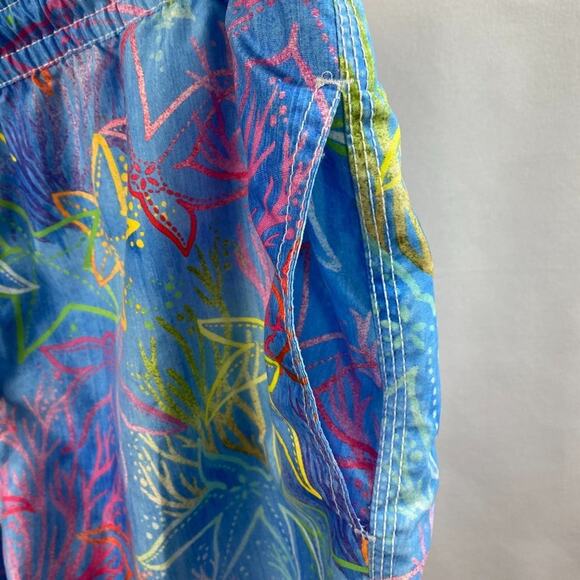 Michaels Neon Starfish Men’s Swim Trunks XL - Picture 4 of 6
